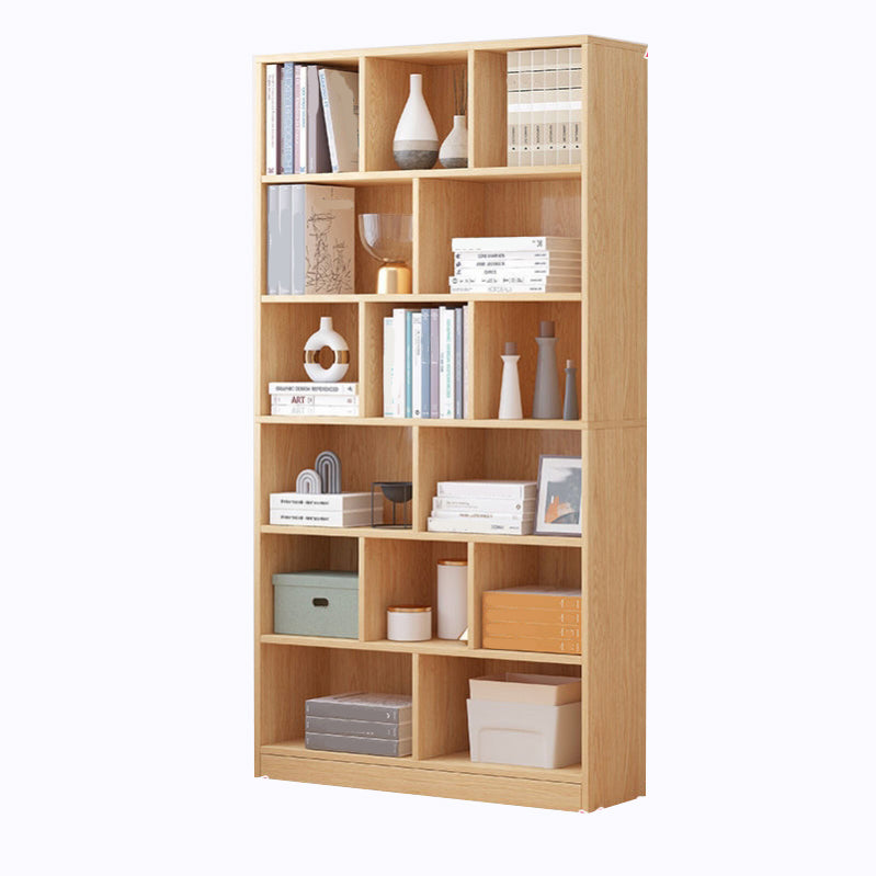 Scandinavian Style Bookshelf Engineered Wood Bookcase for Home Office Study Room