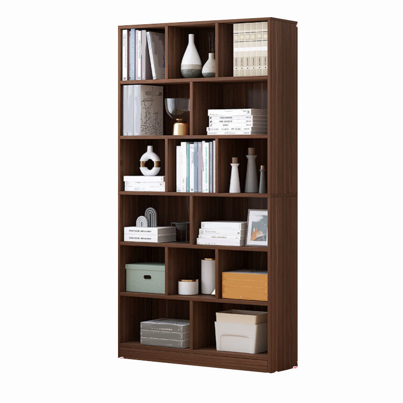 Scandinavian Style Bookshelf Engineered Wood Bookcase for Home Office Study Room