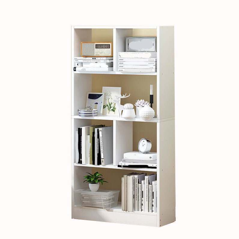 Scandinavian Style Bookshelf Engineered Wood Bookcase for Home Office Study Room
