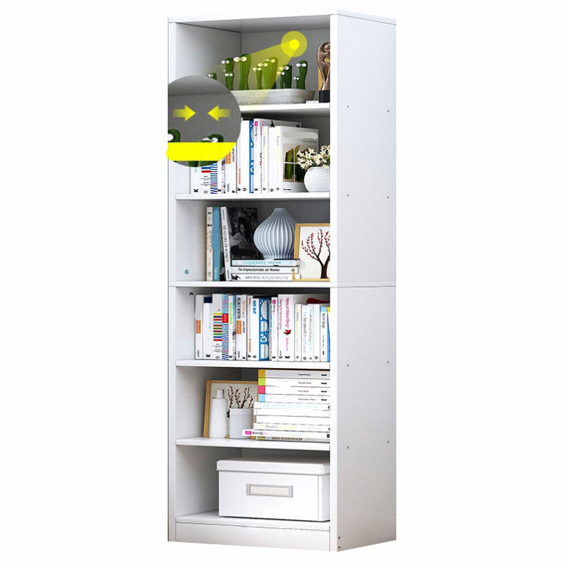 Scandinavian Style Bookshelf Engineered Wood Bookcase for Home Office Study Room