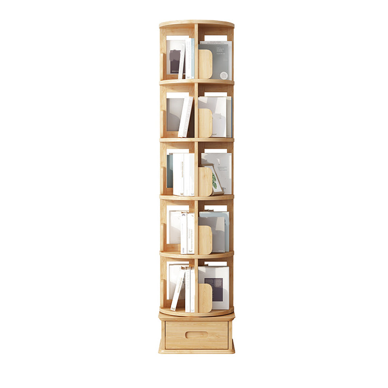 Scandinavian Style Bookshelf Open Back Bookcase for Home and Office Study Room