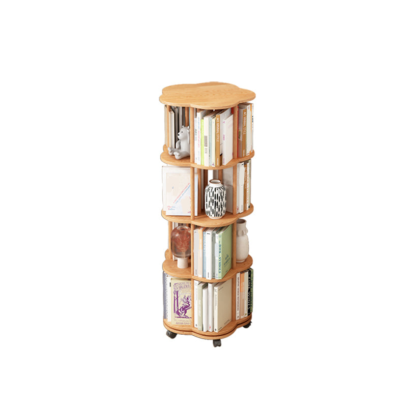 Scandinavian Style Bookshelf Open Back Bookcase for Home and Office Study Room