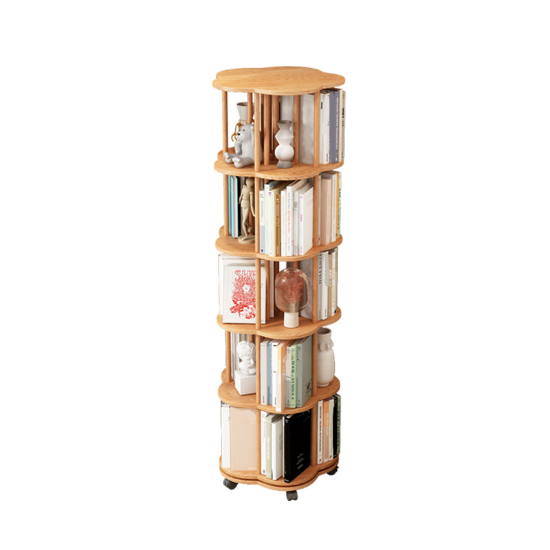 Scandinavian Style Bookshelf Open Back Bookcase for Home and Office Study Room
