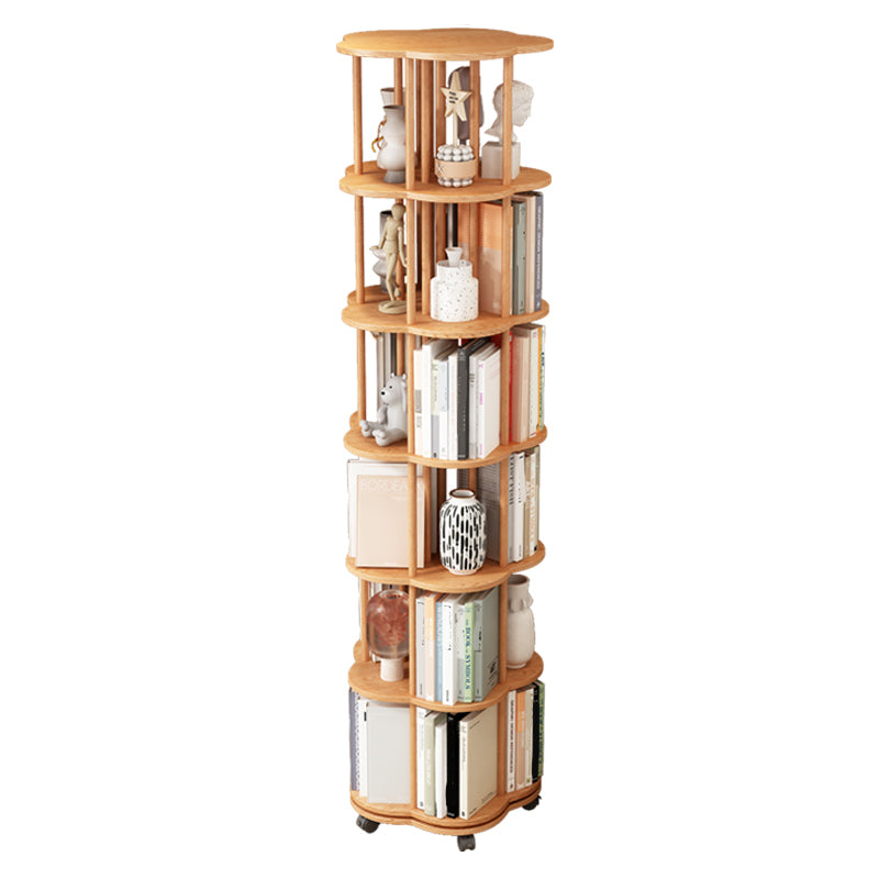 Scandinavian Style Bookshelf Open Back Bookcase for Home and Office Study Room