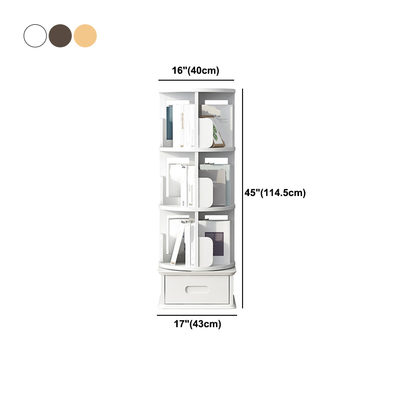 Scandinavian Style Bookshelf Open Back Bookcase for Home and Office Study Room
