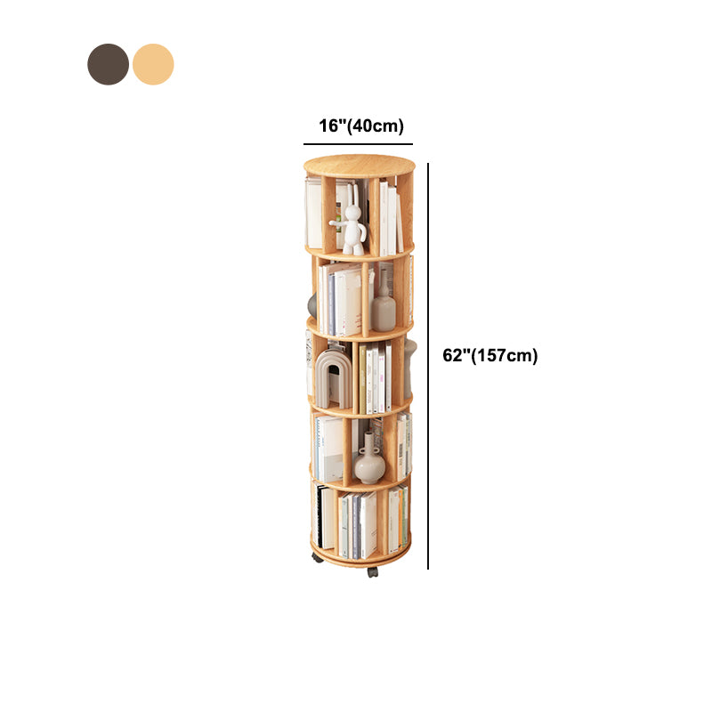 Scandinavian Style Bookshelf Open Back Bookcase for Home and Office Study Room