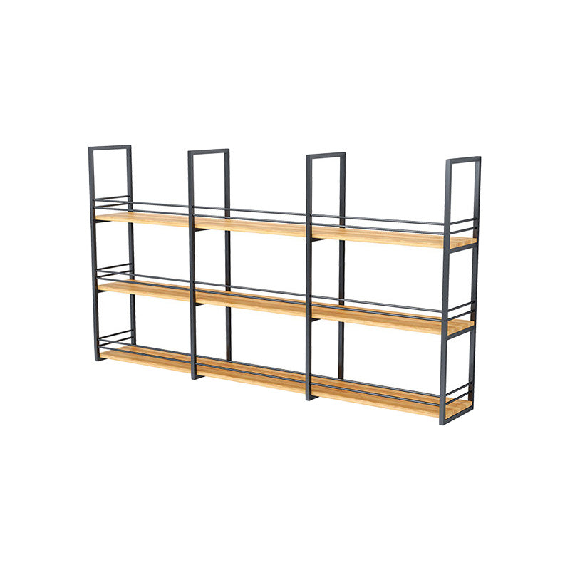 11.81"W Bookshelf Industrial Style Wall Mounted Bookcase for Home Office