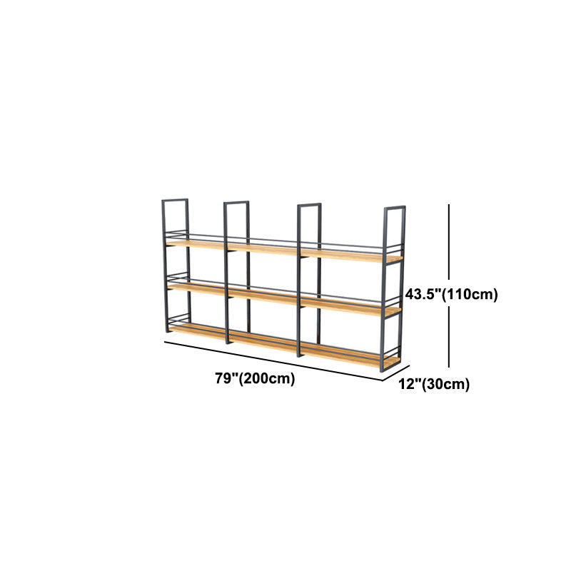 11.81"W Bookshelf Industrial Style Wall Mounted Bookcase for Home Office