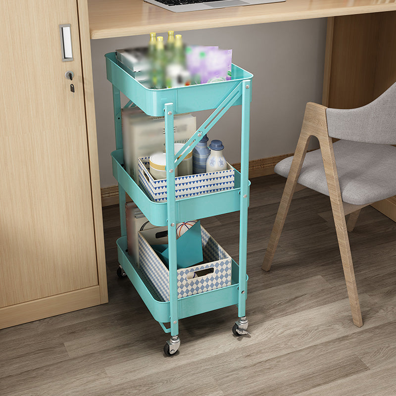 Moderner Stil 3-Shelf-Bücherregal 17.83 "l vertikales Regalbuch mit Zaubererrädern