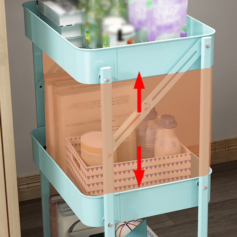 Moderner Stil 3-Shelf-Bücherregal 17.83 "l vertikales Regalbuch mit Zaubererrädern