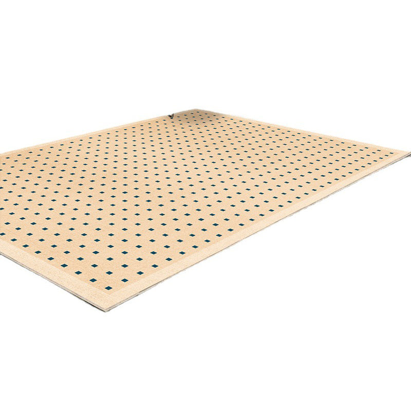 Light Brown Modern Rug Polyester Pattern Indoor Rug Stain Resistant Rug for Home Decor