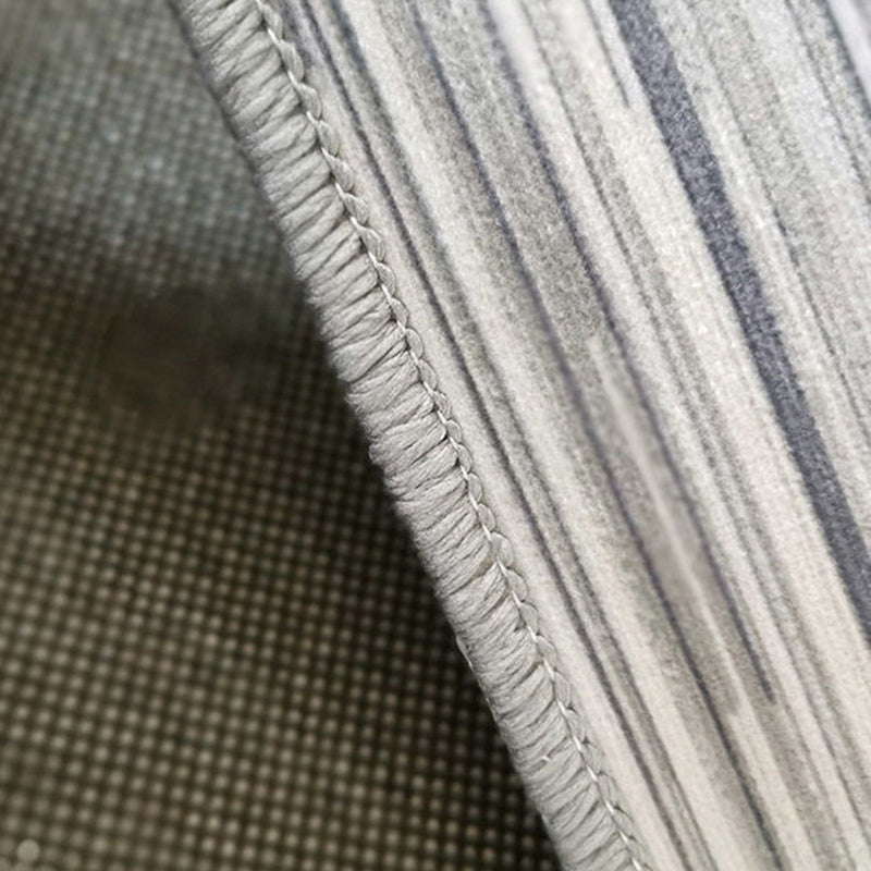 Dunkelbrauner geometrischer Druckteppich Polyester Moderner Teppich Waschbar Teppich für Wohnzimmer