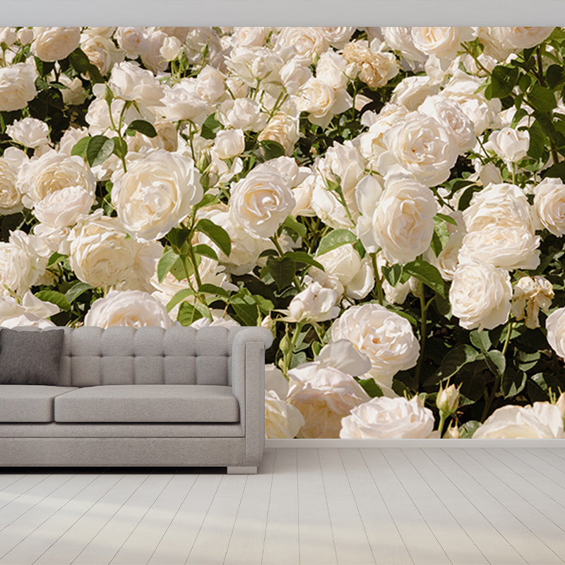 Decorative Wall Mural Wallpaper Elegant Rose Sitting Room Wall Mural
