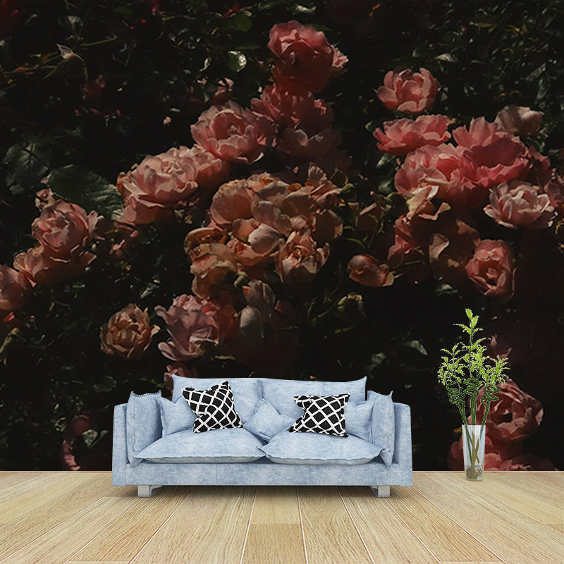 Decorative Wall Mural Wallpaper Elegant Rose Sitting Room Wall Mural