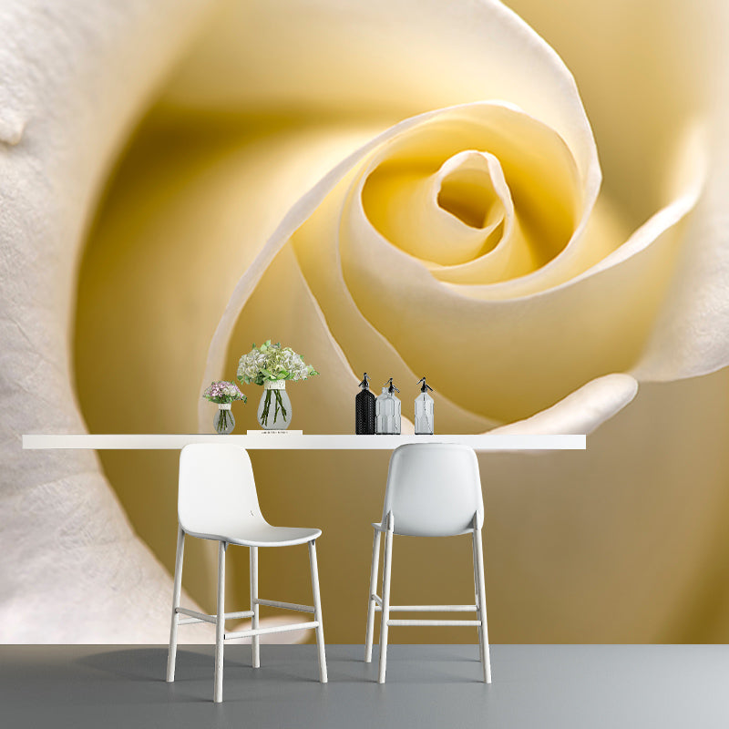 Elegant Rose Photography Mildew Resistant Wallpaper Environmental Sleeping Room Wall Mural