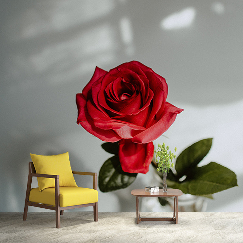 Photography Environment Friendly Mural Wallpaper Beautiful Roses Bedroom Wall Mural