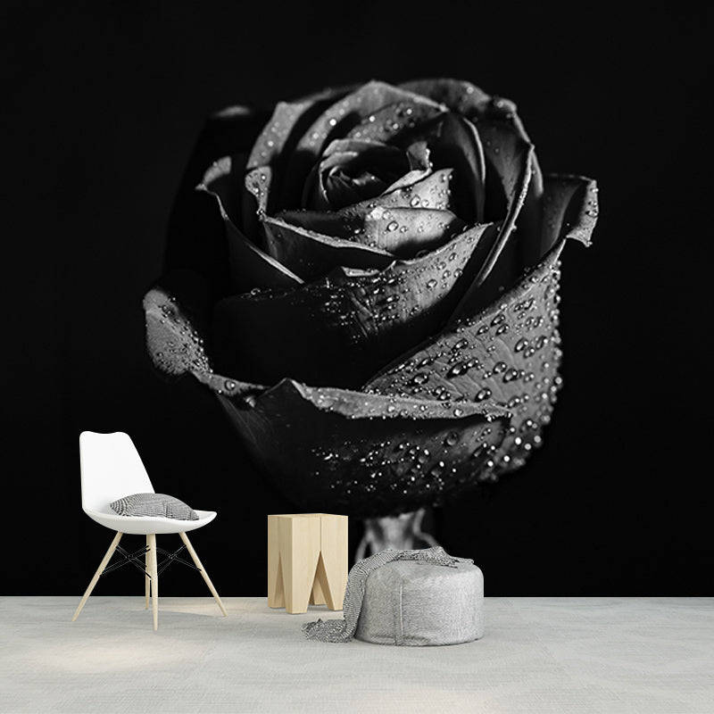 Photography Stain Resistant Wallpaper Beautiful Roses Living Room Wall Mural