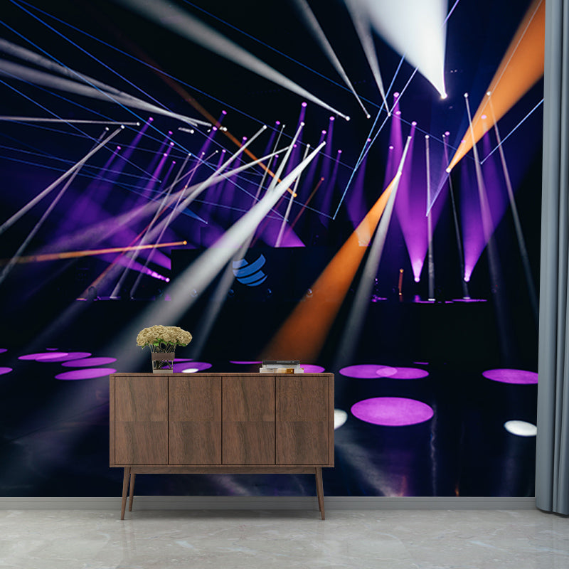 Music Lovers Mildew Resistant Mural Wallpaper Sleeping Room Wall Mural