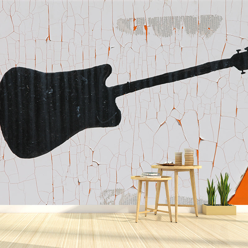 Beautiful Photography Mural Wallpaper Musical Instruments Decorative Indoor Wall Mural