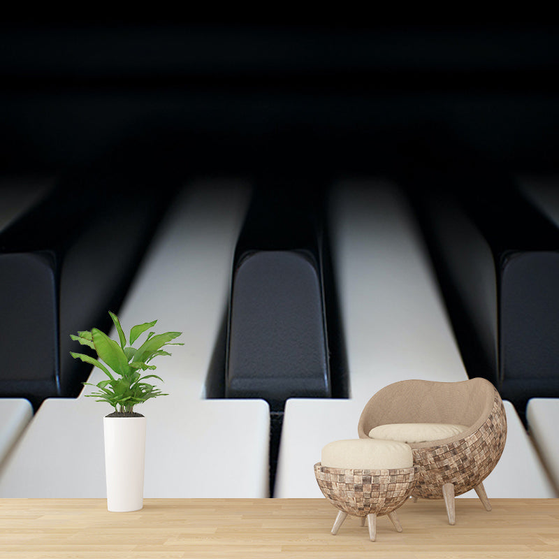 Photography Stain Resistant Mural Wallpaper Musical Instruments Living Room Wall Mural