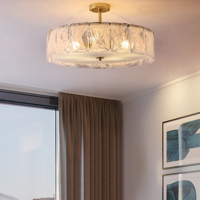 Multi -Licht zylindrische Deckenleuchte moderne Glasdecke Beleuchtung für Wohnzimmer