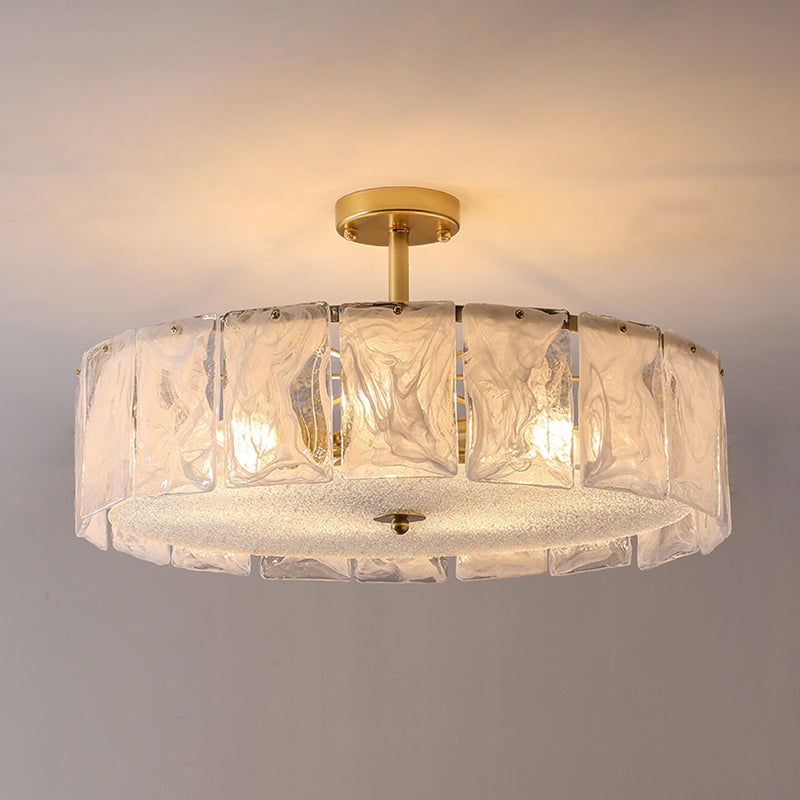 Multi -Licht zylindrische Deckenleuchte moderne Glasdecke Beleuchtung für Wohnzimmer