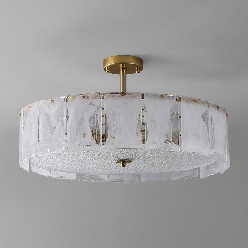 Multi -Licht zylindrische Deckenleuchte moderne Glasdecke Beleuchtung für Wohnzimmer