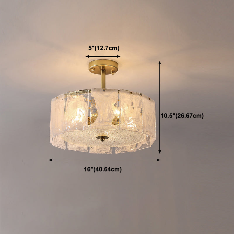 Multi -Licht zylindrische Deckenleuchte moderne Glasdecke Beleuchtung für Wohnzimmer