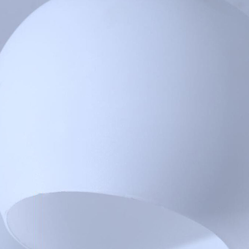 Lámpara de montaje de semi raspadilla de sala de estar de estilo moderno de techo de techo de techo de tono de cúpula