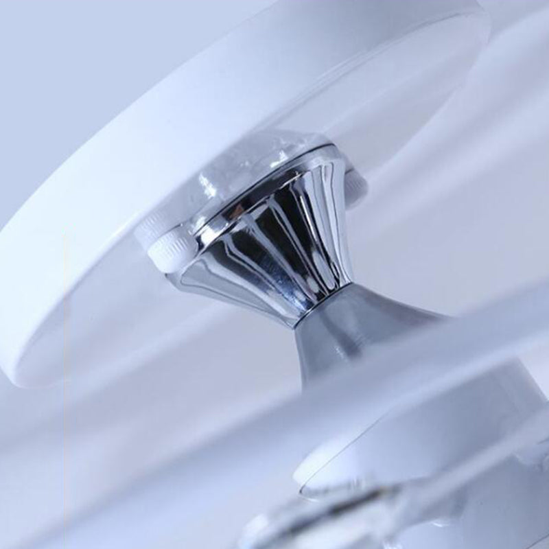 Lámpara de montaje de semi raspadilla de sala de estar de estilo moderno de techo de techo de techo de tono de cúpula