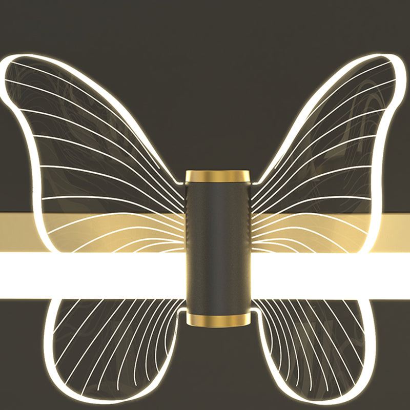 Linear Shape Island Lights Modern Style Metal 4-Light Island Lighting