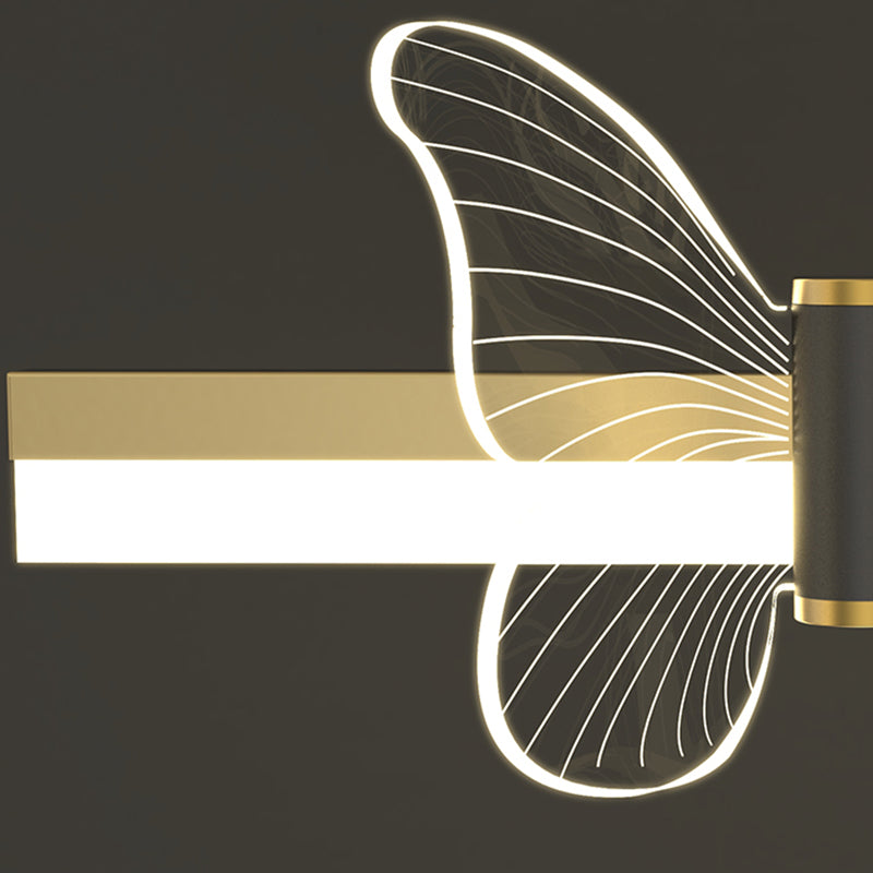 Linear Shape Island Lights Modern Style Metal 4-Light Island Lighting