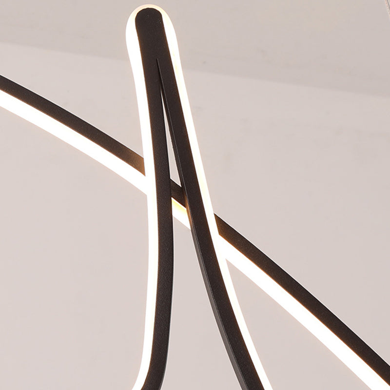 Lineare Form Island Light Modern Style Metal 1 Light Island Lighting