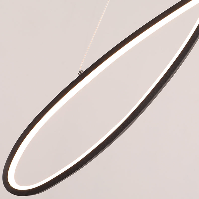 Lineare Form Island Light Modern Style Metal 1 Light Island Lighting