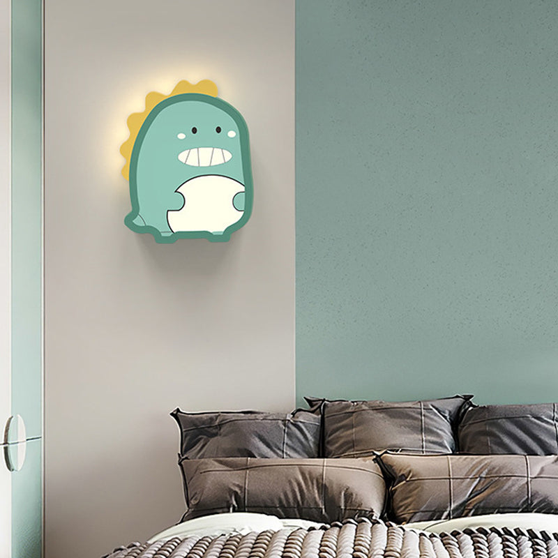 Lampada da parete per bambini con funce a led animalette di cartoni animati