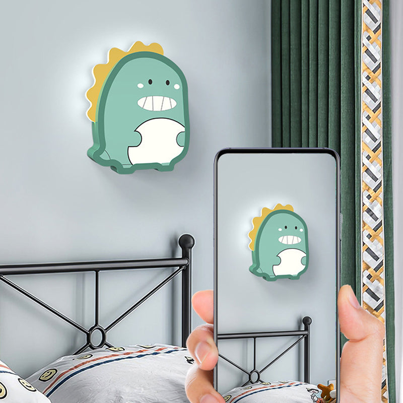 Lampada da parete per bambini con funce a led animalette di cartoni animati