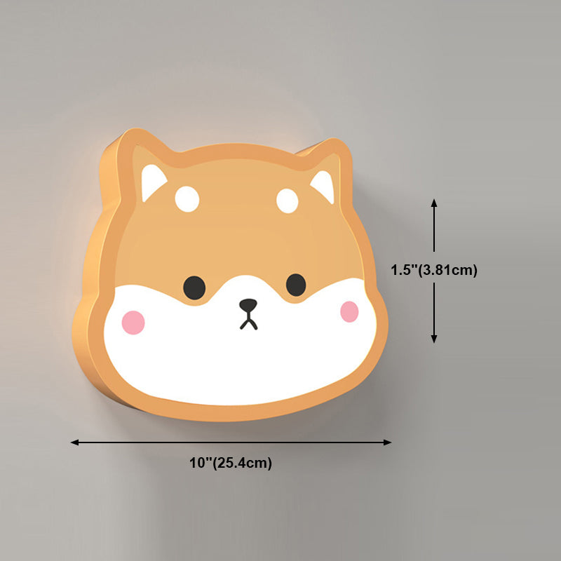 Lampada da parete per bambini con funce a led animalette di cartoni animati