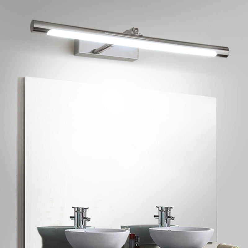 Modern Style Vanity Light Simple LED Mirror Front Light with Acrylic Shade for Bathroom
