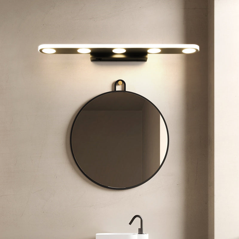 Stile semplice moderno tutta la luce di vanità per vanità in rame lampade per vanità a LED per bagno con doccia