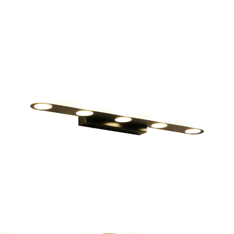 Stile semplice moderno tutta la luce di vanità per vanità in rame lampade per vanità a LED per bagno con doccia
