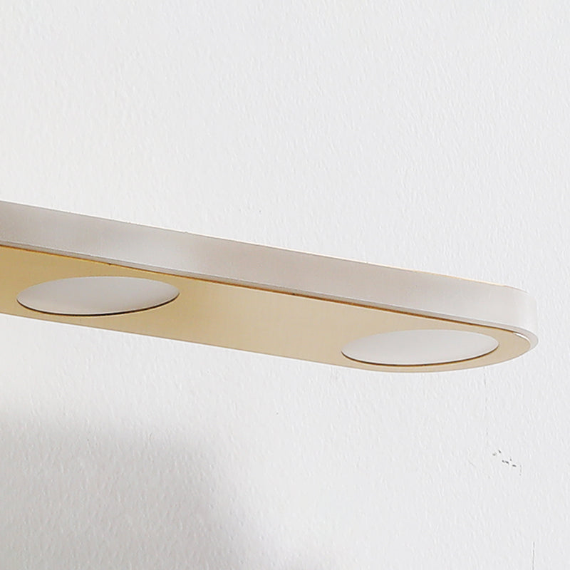 Stile semplice moderno tutta la luce di vanità per vanità in rame lampade per vanità a LED per bagno con doccia