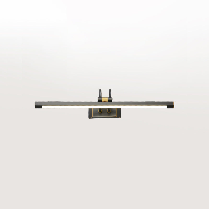 Vanité de style américain Light All Copper Vanity Lampe avec une teinte acrylique pour la chambre