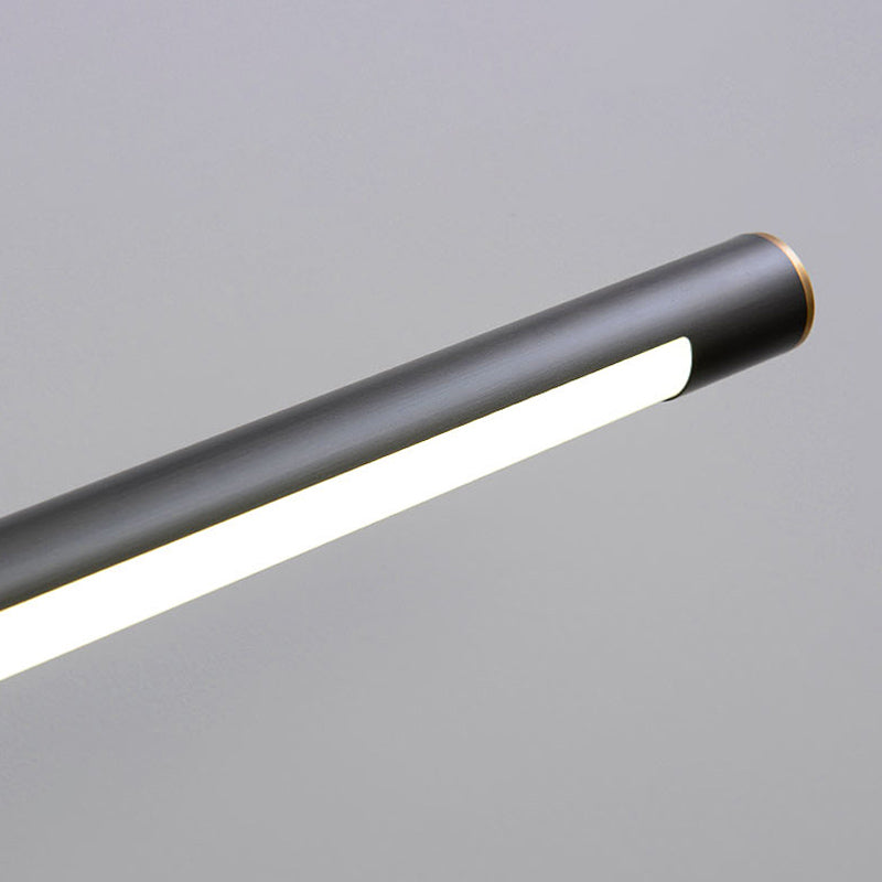 Vanité de style américain Light All Copper Vanity Lampe avec une teinte acrylique pour la chambre