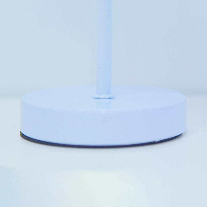 Macaron Table Lampe à LED de lampe à LED Light avec teinte de rotin pour le salon