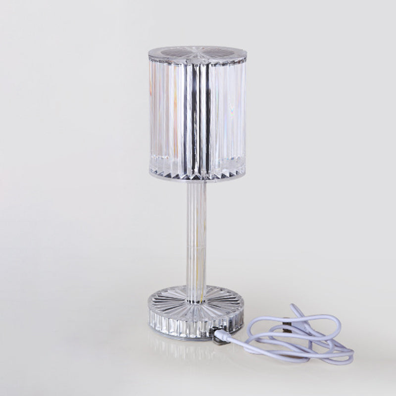 Éclairage de bureau de style moderne Lampe de bureau LED acrylique pour chambre à coucher