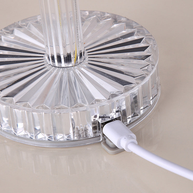 Éclairage de bureau de style moderne Lampe de bureau LED acrylique pour chambre à coucher