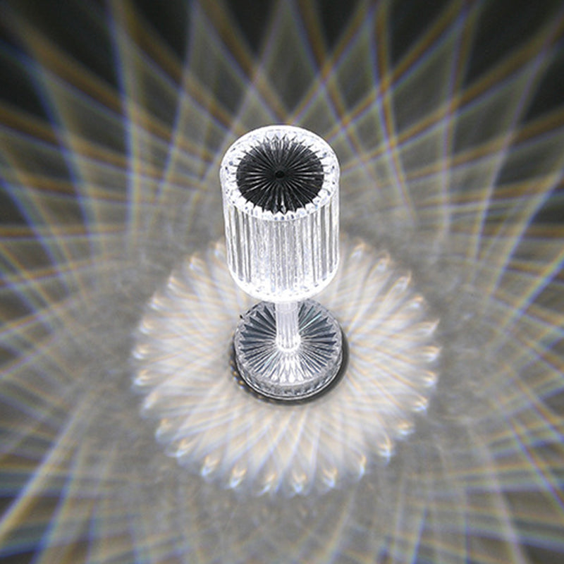 Éclairage de bureau de style moderne Lampe de bureau LED acrylique pour chambre à coucher