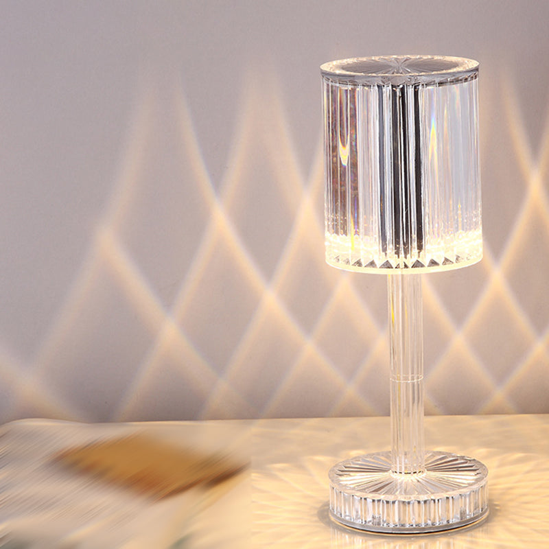 Éclairage de bureau de style moderne Lampe de bureau LED acrylique pour chambre à coucher