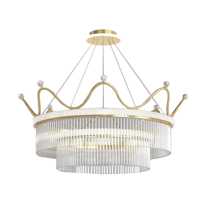 Estilo moderno accesorio de iluminación colgante araña doméstica para sala de estar