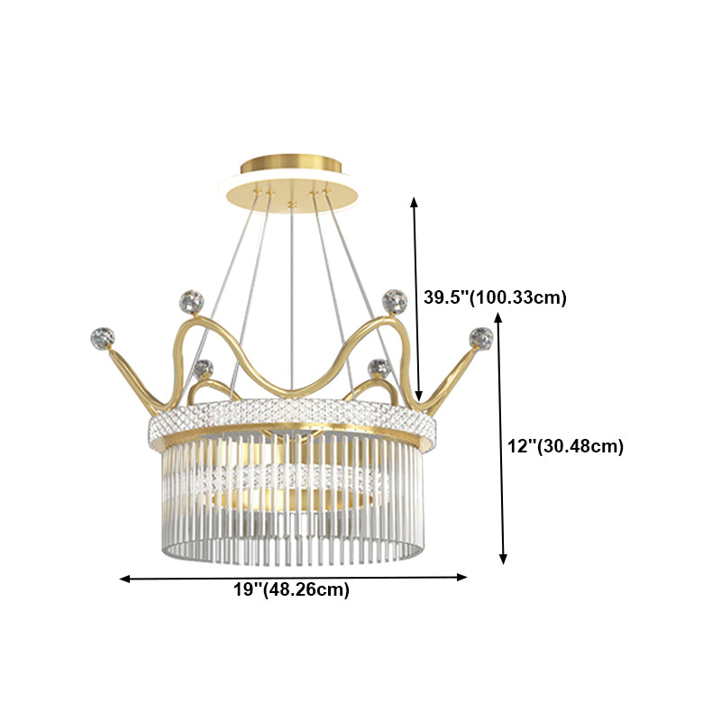 Estilo moderno accesorio de iluminación colgante araña doméstica para sala de estar